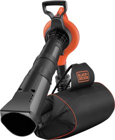 تصویر جاروبرقی مدل Black & Decker Electric Back Pack Leaf Blower & Vacuum with Collection Bag and Straps - ارسال 20 روز کاری - ارسال 20 روز کاری 