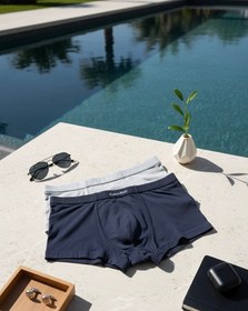 تصویر شورت مردانه CK سایز XL طوسی 