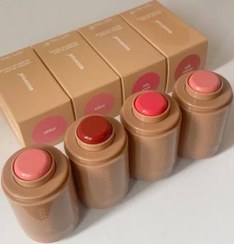 تصویر رژگونه استیکی طرح رود برند اسنس با پایه چرخشی و شش رنگ جذاب - ۶ Essence Esticky blush