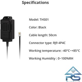 تصویر سنسور دما-رطوبت THS01 سونوف 