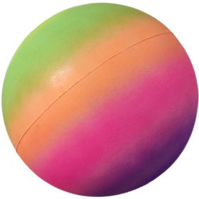 تصویر توپ رنگین کمان هر عدد 