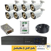 تصویر پکیج دوربین مداربسته 8 عددی مکس پاور MP-85 