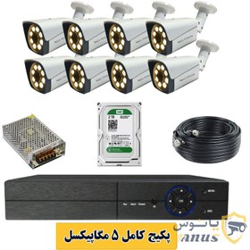 تصویر پکیج دوربین مداربسته 8 عددی مکس پاور MP-85 