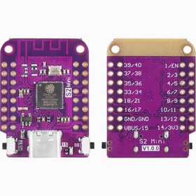 تصویر ماژول WEMOS S2 mini با ESP32 