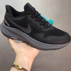 تصویر کفش رانینگ نایک ایر زوم گاید ۷ اکس طوسی مشکی Nike Air Zoom Guide 7x 