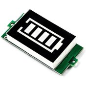 تصویر ماژول نمایشگر سطح شارژ باتری لیتیومی ۱ تا ۸ سل 