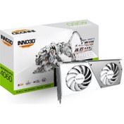 تصویر کارت گرافیک اینو تری دی مدل GEFORCE RTX 4060 Ti 8GB TWIN X2 GDDR6 INNO3D GEFORCE RTX4060 Ti 8GB TWIN X2 GDDR6 GRAPHIC CARD