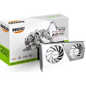 تصویر کارت گرافیک اینو تری دی مدل GEFORCE RTX 4060 Ti 8GB TWIN X2 GDDR6 INNO3D GEFORCE RTX4060 Ti 8GB TWIN X2 GDDR6 GRAPHIC CARD