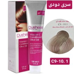 تصویر رنگ مو بدون آمونیاک دوشس سری دودی شماره 10.1 رنگ بلوند ماه نقره ای حجم 125 میلی لیتر Dushess Hair Color Cream NO10.1 125 ml