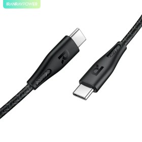 تصویر کابل شارژ راوپاور USB-C به USB-C مدل RP-CB1031 RAVPower RP-CB1031 USB-C to USB-C 2m Cable