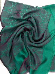 تصویر روسری قواره بلند ژاکارد لمه دورو 