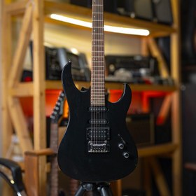 تصویر گیتار الکتریک واشبرن Washburn X series X10CMC Black - changed neck to rainbow 