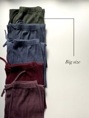تصویر شلوار نیم بگ کبریتی زنانه قواره بزرگ 