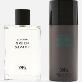 تصویر GREEN SAVAGE EDT 90 ML / 3.04 OZ + DEODORANT SPRAY EDC 150 ML / 5.07 OZ 