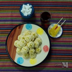 تصویر کلمپه گردویی خرمایی سوغات کرمان 