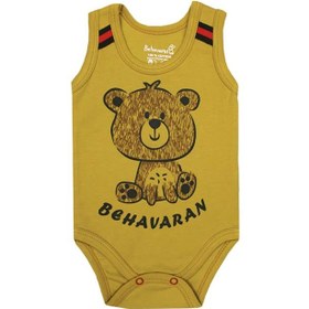 تصویر لباس زیر دکمه دار (بادی) رکابی نوزاد پسرانه طرح گوچی به آوران Behavaran Gucci Behavaran Gucci Baby Boy Sleeveless Bodysuit