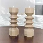 تصویر جاشمعی چوبی کد 101 