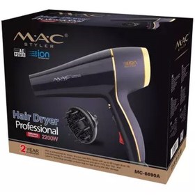 تصویر سشوار مک استایلر مدل MC-6690A (2200 وات) MAC Styler Mc6690A Professional Hair Dryer