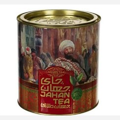 تصویر چای جهان طلایی قوطی فلزی،450 گرمی، 