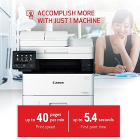 تصویر پرینتر چندکاره لیزری کانن مدل MF453dw Canon i-SENSYS MF453dw LaserJet Printer