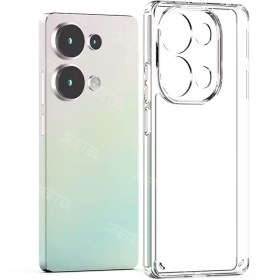 تصویر قاب گوشی شیائومی Redmi Note 13 Pro 4G مدل ژله ای Jelly TPU Clear Cover For Xiaomi Redmi Note 13 Pro 4G