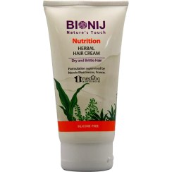 تصویر کرم موهای خشک و شکننده Nutrition بیونیج 150 میلی لیتر Bionij Nutrition Herbal Hair Cream For Dry And Brittle Hair 150 ml