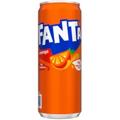 تصویر نوشابه قوطی ویتنامی فانتا FANTA Orange با طعم پرتقال 320 میل 