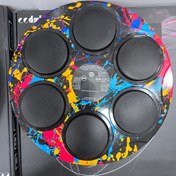 تصویر کیسه بوکس موزیکال بلوتوثی ۶ مشت با دستکش 