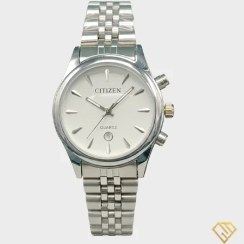 تصویر ساعت مچی زنانه سیتیزن مدل کلاسیک با بند استیل جوبیلی و صفحه صدفی 