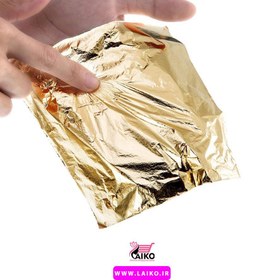 تصویر ورق طلا 24 عیار پک 5 عددی 