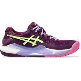 تصویر کفش تنیس زنانه اسیکس Asics Gel-Resolution9-زرشکی 