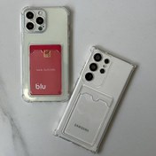 تصویر کاور گوشی شفاف جاکارتی دار 