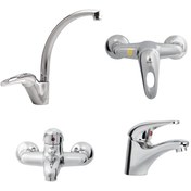 تصویر ست شیرآلات شیبه مدل کیش Shibeh Mixer Faucet