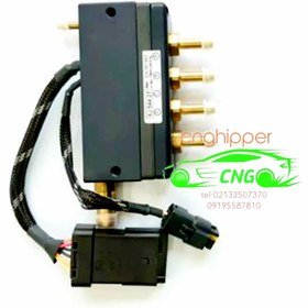 تصویر ریل سوخت پاش سی ان جی CNG ماتریکس MATRIX مشکی REIL MATRIX BLACK