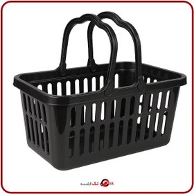 تصویر سبد خرید فروشگاهی دستی پلاستیکی 