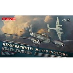 تصویر ماکت بمب افکن Ls-004 1/48 Scale Messerschmitt Me 410b-2/u2/r4، کیت مدل پلاستیکی Meng 