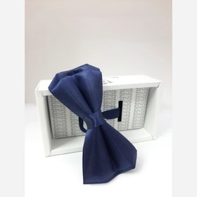 تصویر پاپیون سورمه ای 