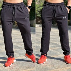 تصویر شلوار اسلش مردانه UNDER ARMOUR مدل دمپا راسته رنگ مشکی UNDER ARMOUR