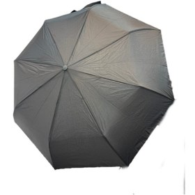 تصویر چتر تاشو مشکی کد 1008 