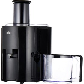 تصویر آبمیوه گیری براون مدل BRAUN J300 Braun J300 Spin Juicer, 800 Watt, Premium Black