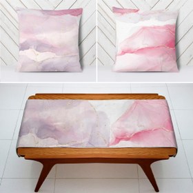 تصویر ست کوسن و رانر کد S23 آبرنگی