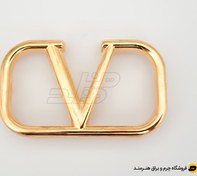 تصویر مارک کیف رنگ طلایی 