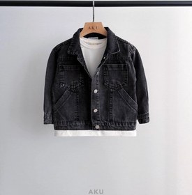 تصویر کت جین ۴ جیب آکو 