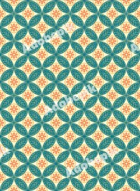 تصویر طرح وکتور تذهیب اسلیمی 