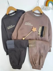 تصویر ست بلوز شلوار اسپرت بچگانه مدل EM-Paristede (۴ تا ۱۲ سال) 