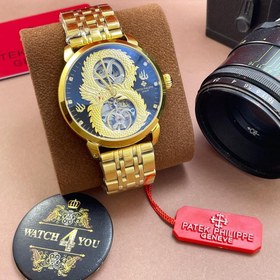 تصویر ساعت مچی مردانه پتک فیلیپ اتوماتیک طرح اژدها Patek Philippe 