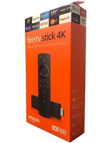 تصویر پخش کننده تلویزیون آمازون مدل 4K with the new Alexa ا Amazon Fire TV Stick 4K with Alexa Voice Remote Amazon Fire TV Stick 4K with Alexa Voice Remote
