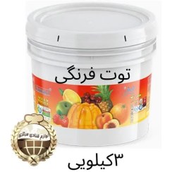 تصویر پودر ژله توت فرنگی فرمند سطل ۳ کیلویی 