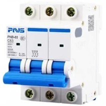 تصویر کلید مینیاتوری 40 آمپر سه پل PNS مدل PNB-63-C40 3P 