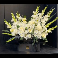 تصویر باکس گل ترحیم وریشه 